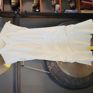 Veronica Beard BELL BOTTOM RUCHED SHIRT DRESS